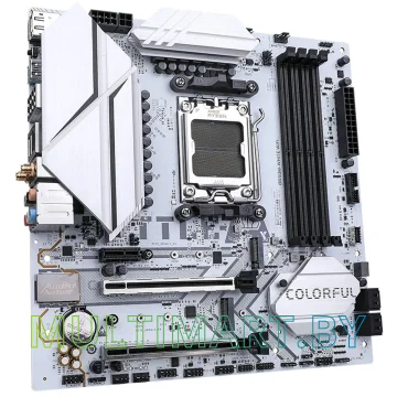 Материнская плата Colorful BATTLE-AX B650M-WHITE WIFI V14 картинка 2